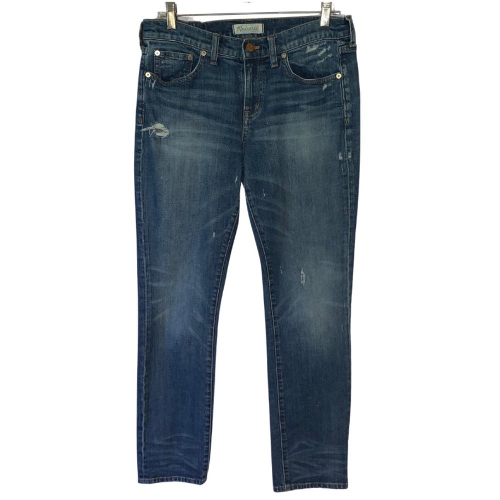 Madewell Slightly Distressed Slim Jeans (Size: 26)